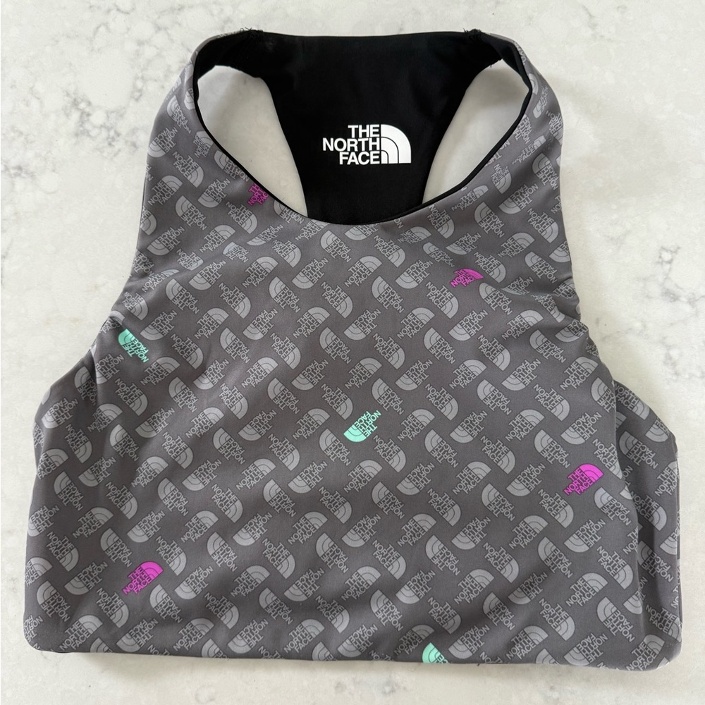 The North Face Logo Patterned Sports Bra
